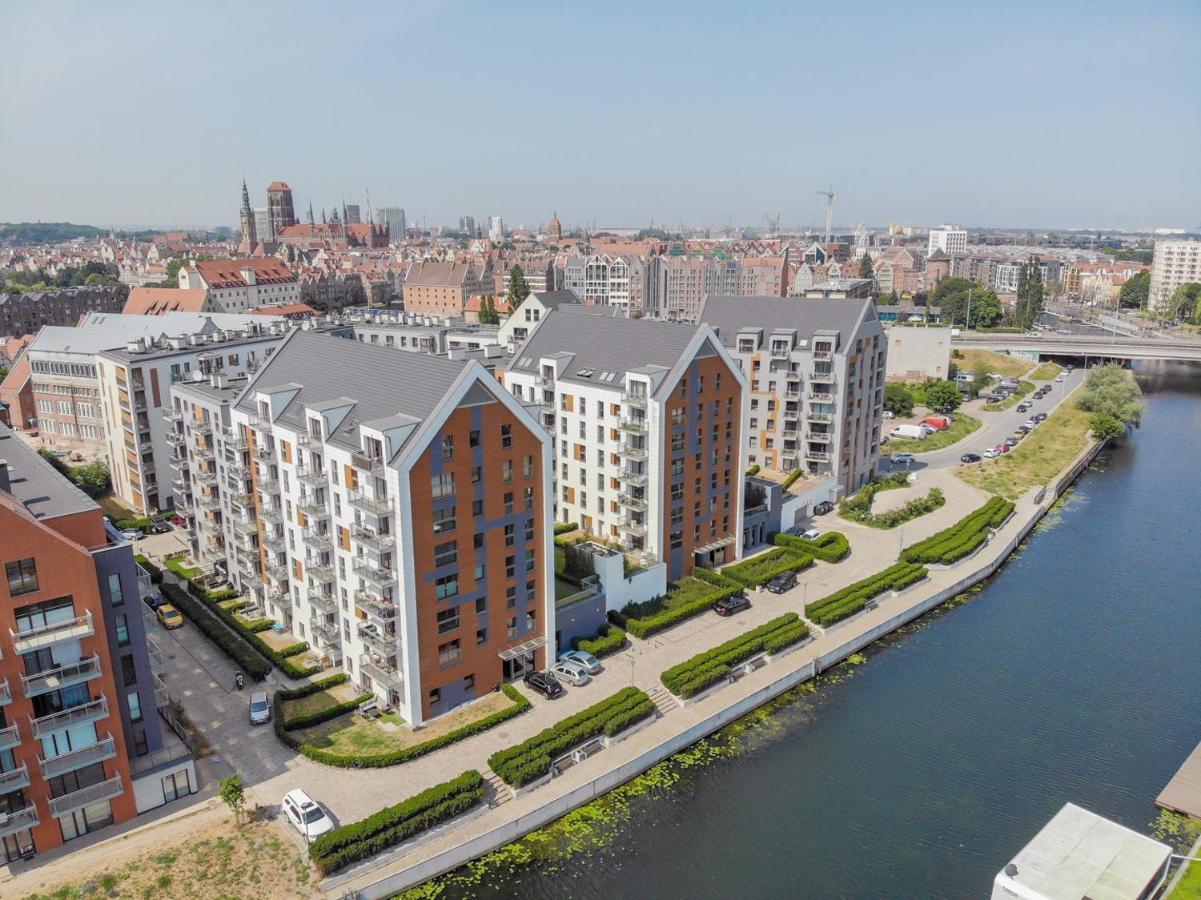 Motlawa Riverview Apartment Oidtown Gdansk Bagian luar foto